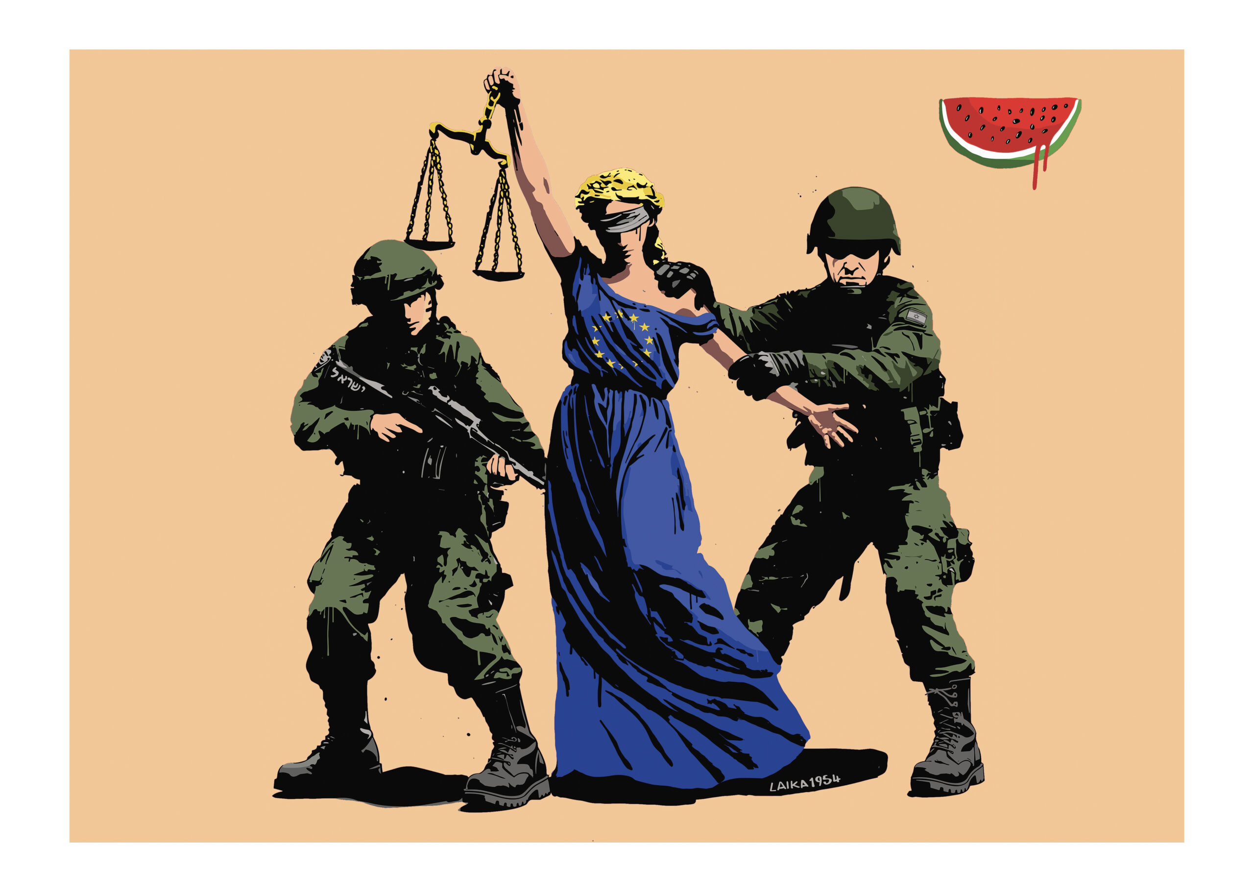 50-JUSTICE IN DANGER PRINT