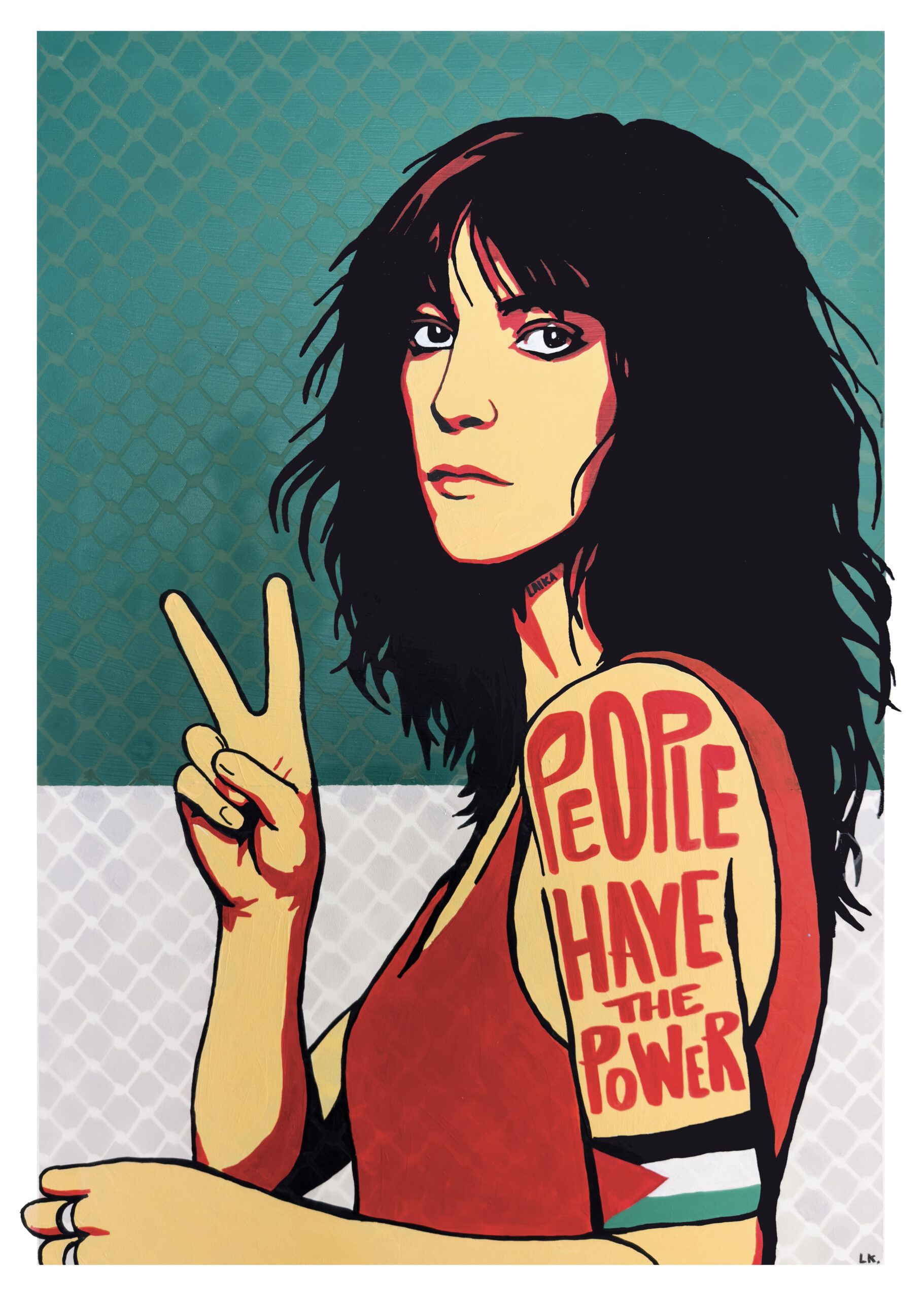 55-PATTI SAYS FREE PALESTINE
