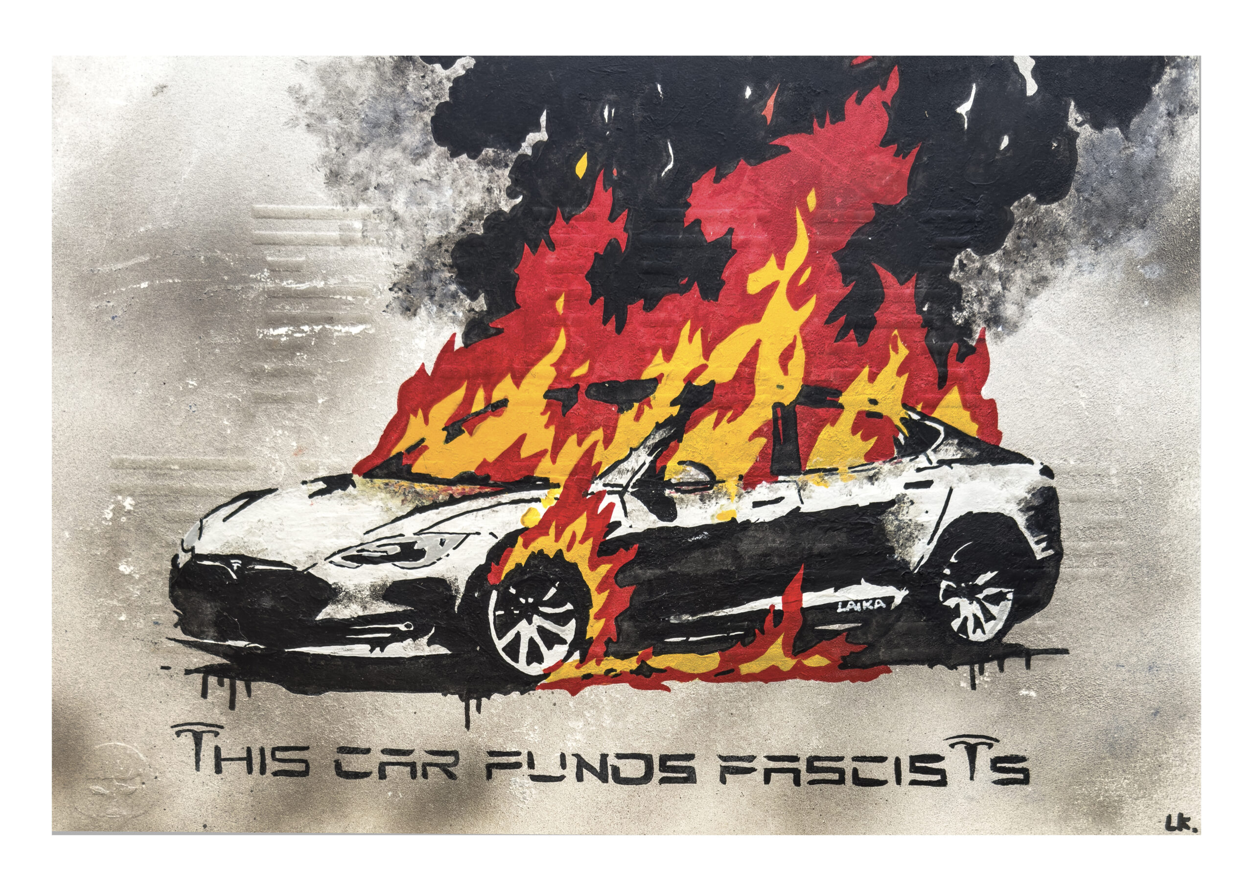 56-BURN TESLA BURN